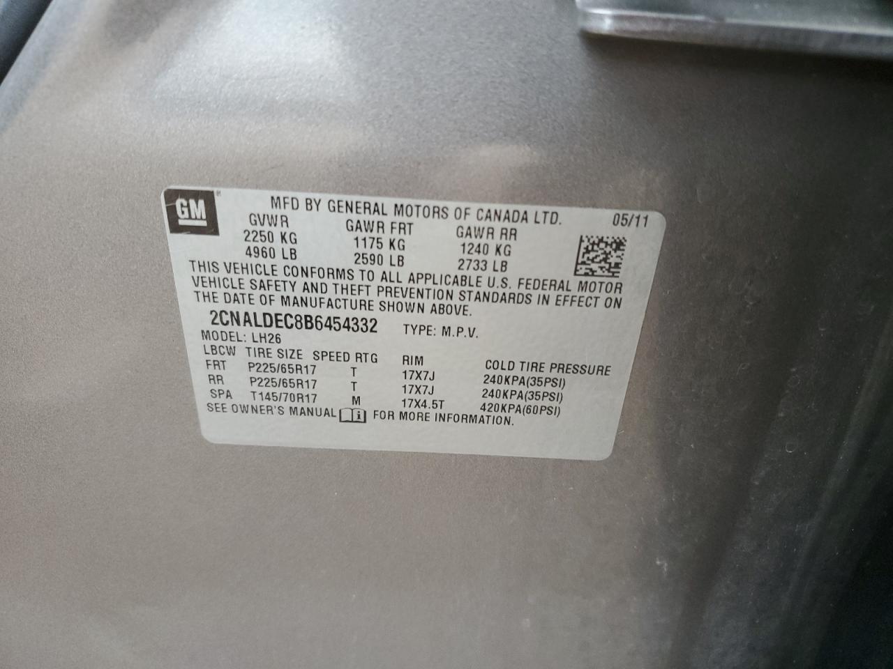 CHEVROLET EQUINOX LT