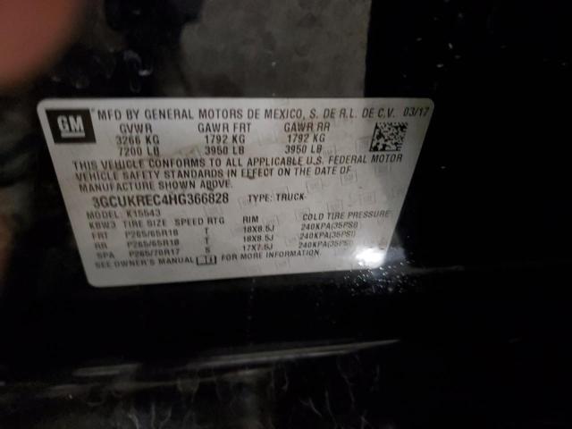 2017 CHEVROLET SILVERADO K1500 LT - 3GCUKREC4HG366828