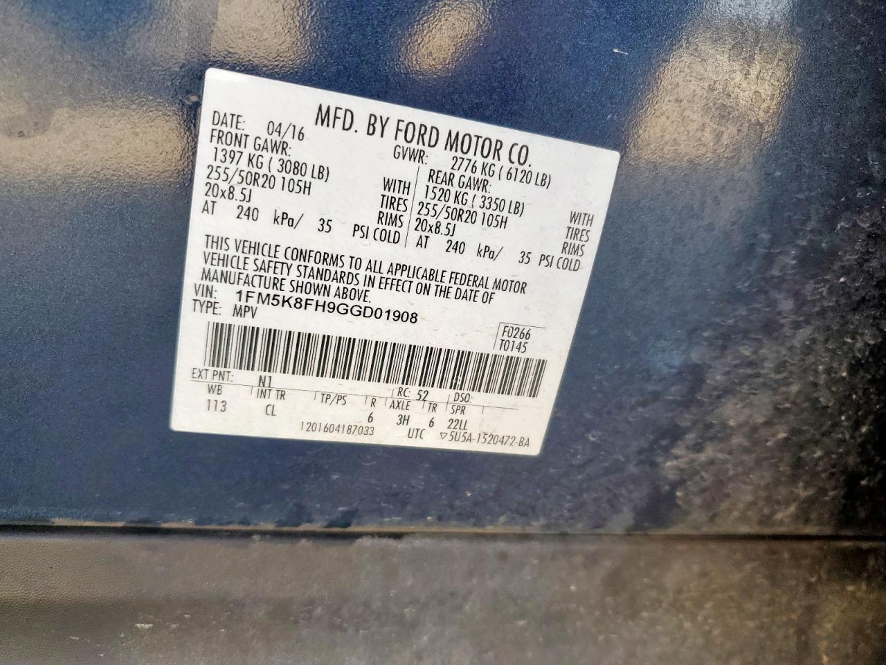 FORD EXPLORER LIMITED