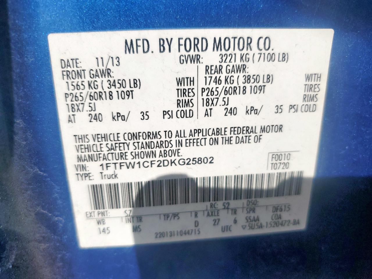 FORD F-150 SUPERCREW