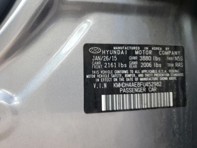 2015 HYUNDAI ELANTRA SE - KMHDH4AE8FU452982