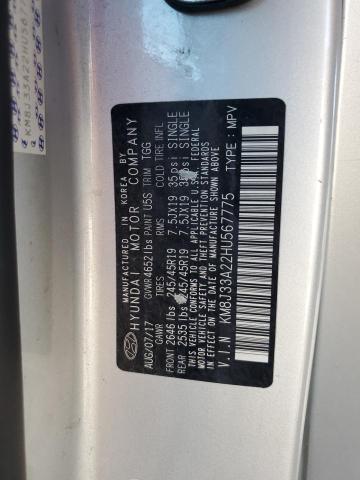 2017 HYUNDAI TUCSON LIM KM8J33A22HU567775