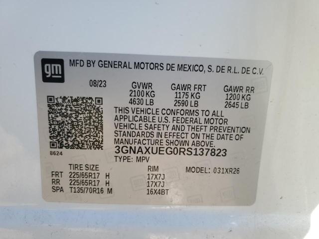 2024 CHEVROLET EQUINOX LT #3302732010