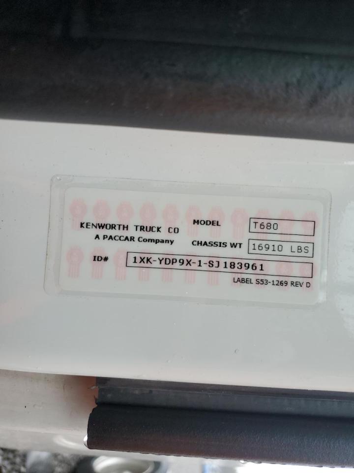 Lot #3290265214 2025 KENWORTH T680