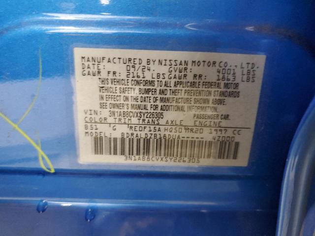 2025 NISSAN SENTRA SV 3N1AB8CVXSY226305