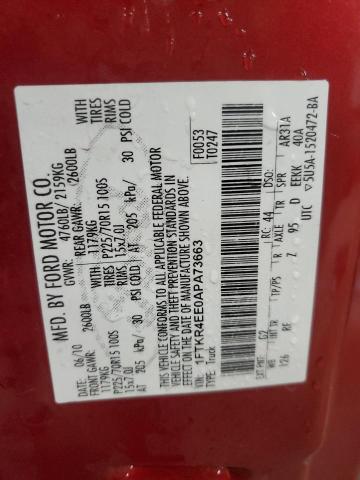 2010 FORD RANGER SUP #3278802618