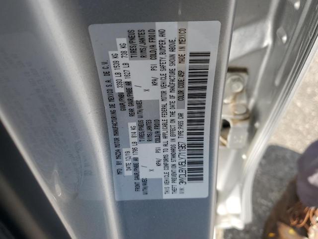 2020 TOYOTA YARIS L 3MYDLBYV5LY711967