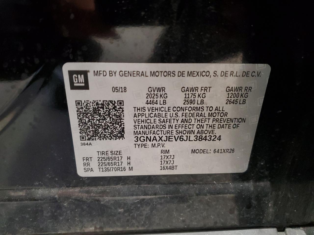 CHEVROLET EQUINOX LT