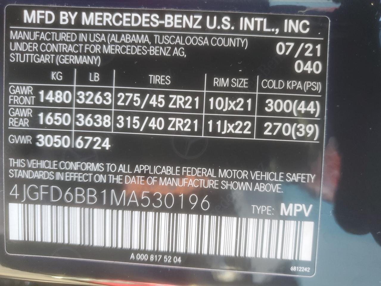 MERCEDES-BENZ GLE-CLASS AMG 53 4MATIC