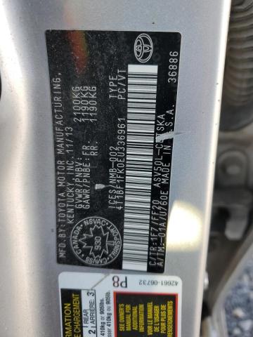 2014 TOYOTA CAMRY L - 4T1BF1FK0EU336961