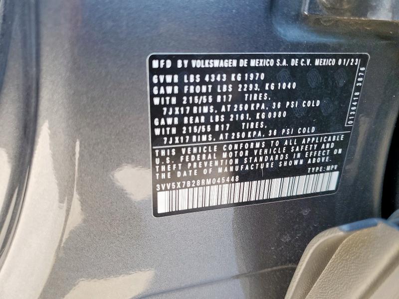 2024 VOLKSWAGEN TAOS S #3298085166