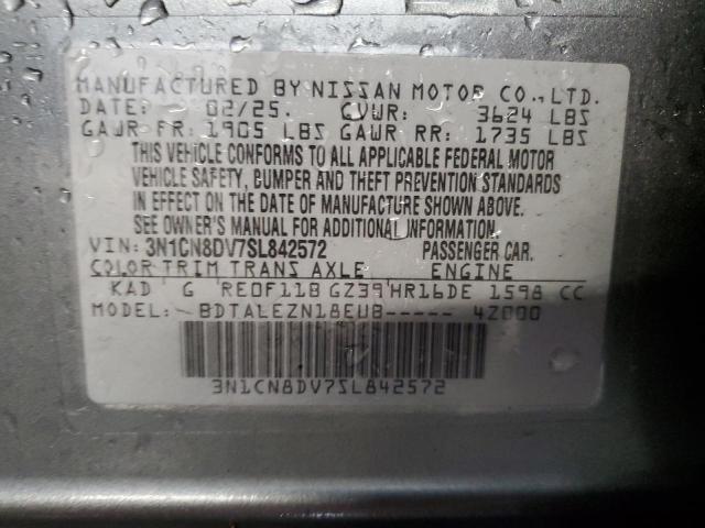 2025 NISSAN VERSA S 3N1CN8DV7SL842572