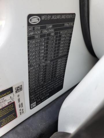 2019 LAND ROVER RANGE ROVE #3318185945