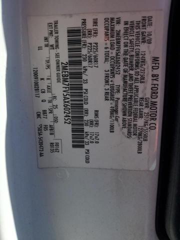 2010 MERCURY GRAND MARQ - 2MEBM7FV5AX602452