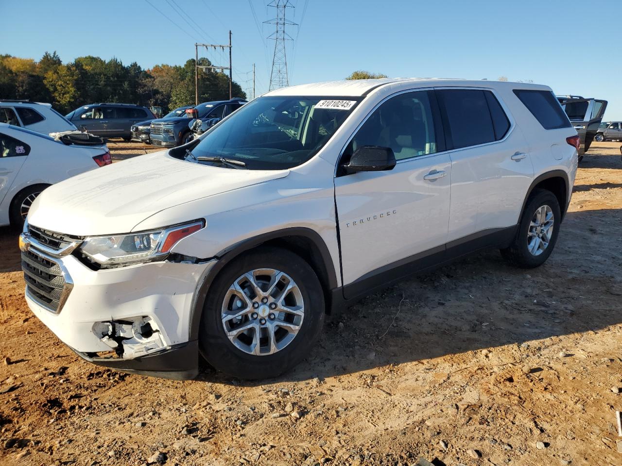 Lot #3308229153 2019 CHEVROLET TRAVERSE L