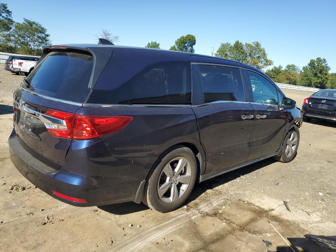 Lot #3301817334 2018 HONDA ODYSSEY EXL
