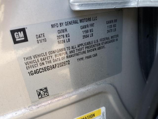 2010 BUICK LACROSSE CXL - 1G4GC5EG9AF202872