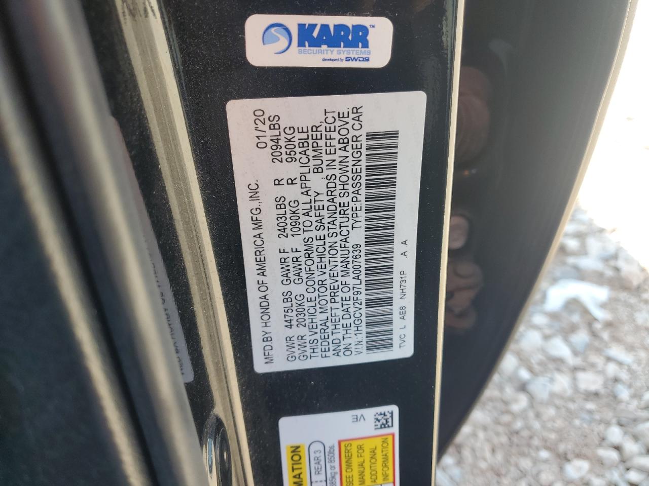 HONDA ACCORD TOURING