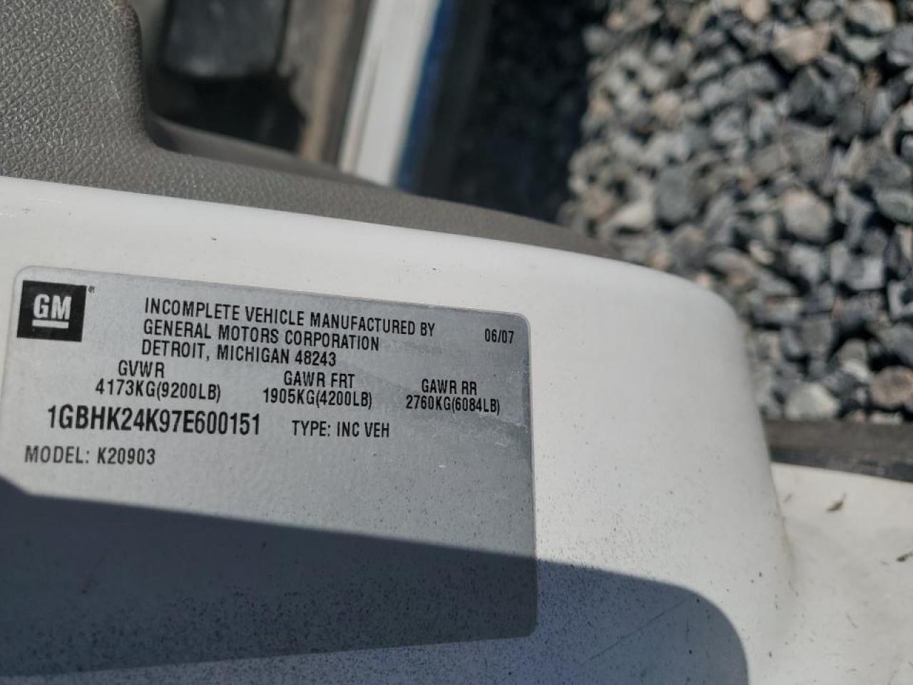 Lot #3271824686 2007 CHEVROLET SILVERADO