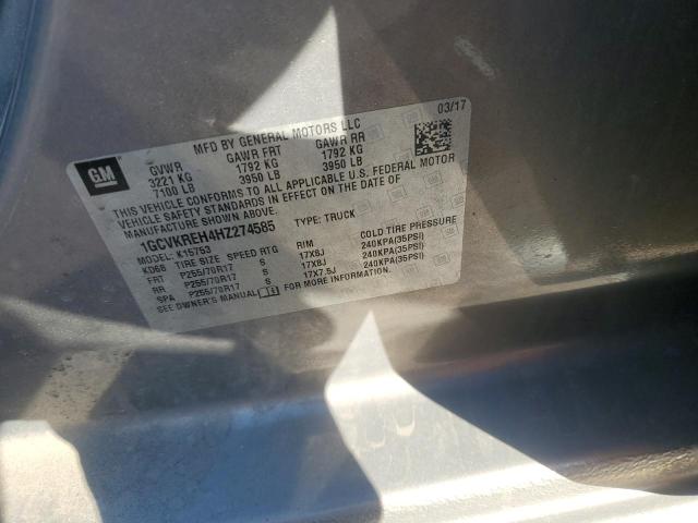 2017 CHEVROLET SILVERADO #3303924694