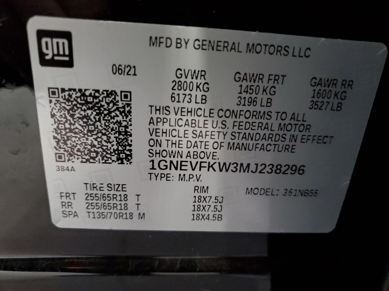 CHEVROLET TRAVERSE LS