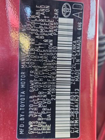 2018 TOYOTA COROLLA L 2T1BURHE8JC978500