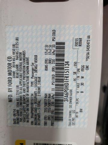 2015 FORD FUSION SE #3264450420