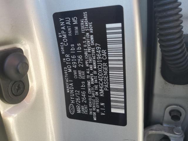 2012 HYUNDAI GENESIS 3. - KMHGC4DDXCU196497