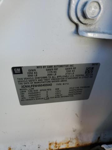 2010 CHEVROLET EQUINOX LT #3315808343