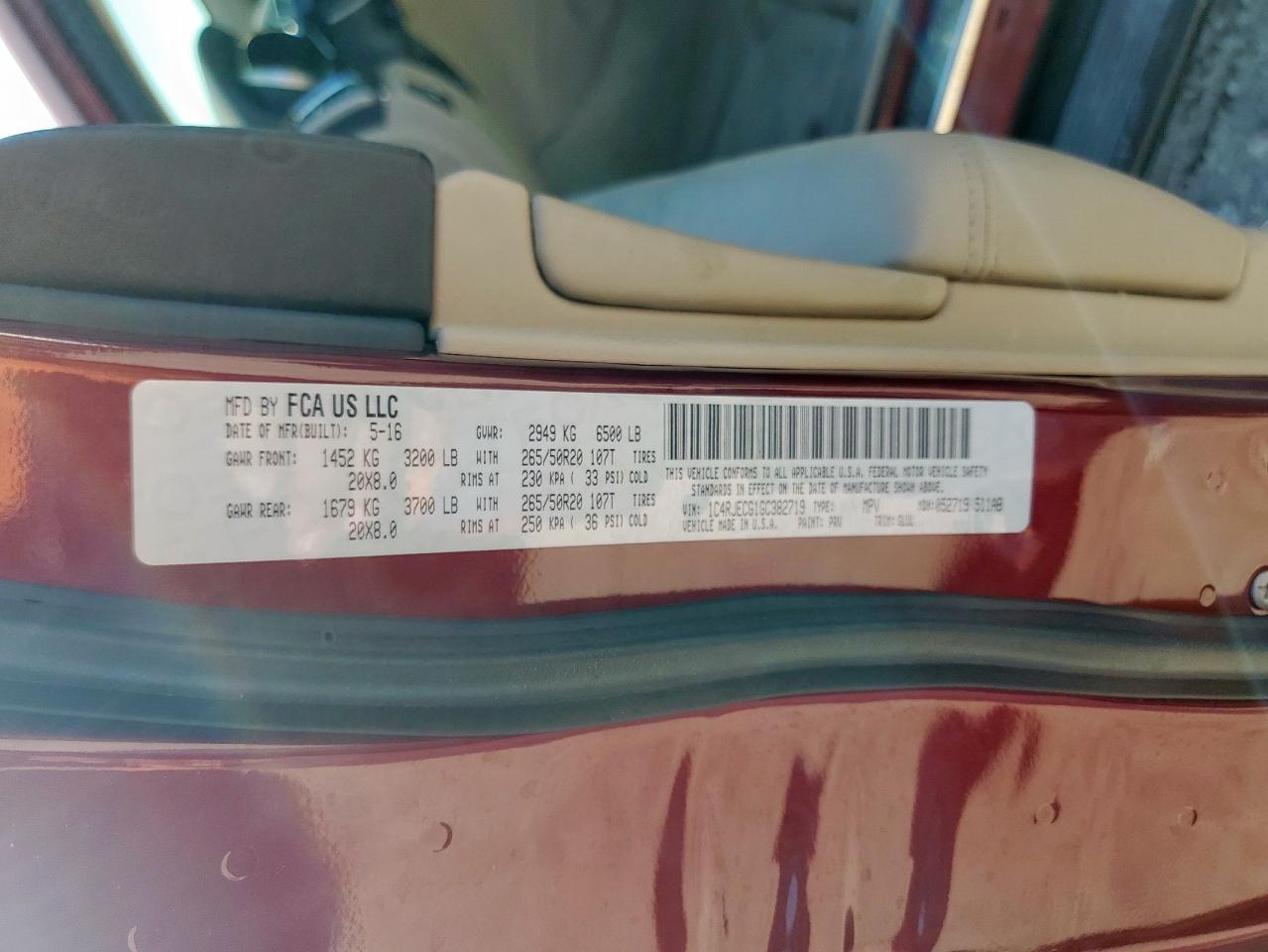 JEEP GRAND CHEROKEE OVERLAND