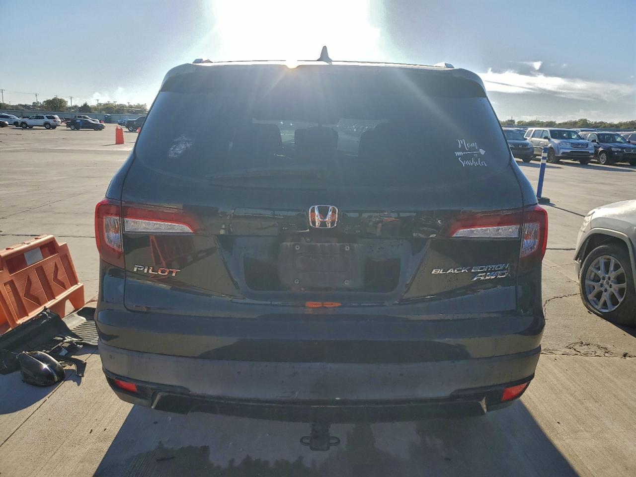 Lot #3316816397 2020 HONDA PILOT BLAC