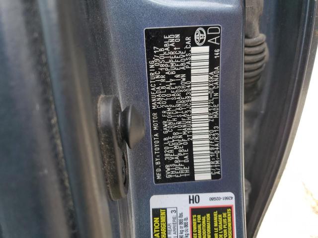 2018 TOYOTA COROLLA L - 2T1BURHE3JC983040