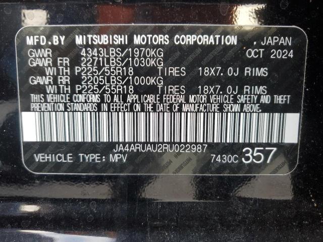 2024 MITSUBISHI OUTLANDER SPORT S/SE JA4ARUAU2RU022987