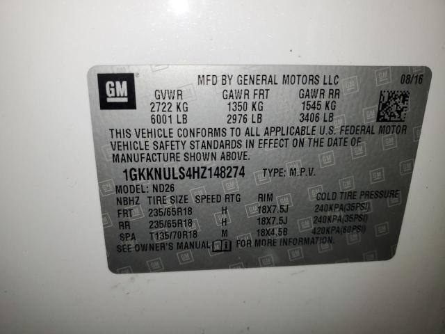 2017 GMC ACADIA SLT-1 #3304580456