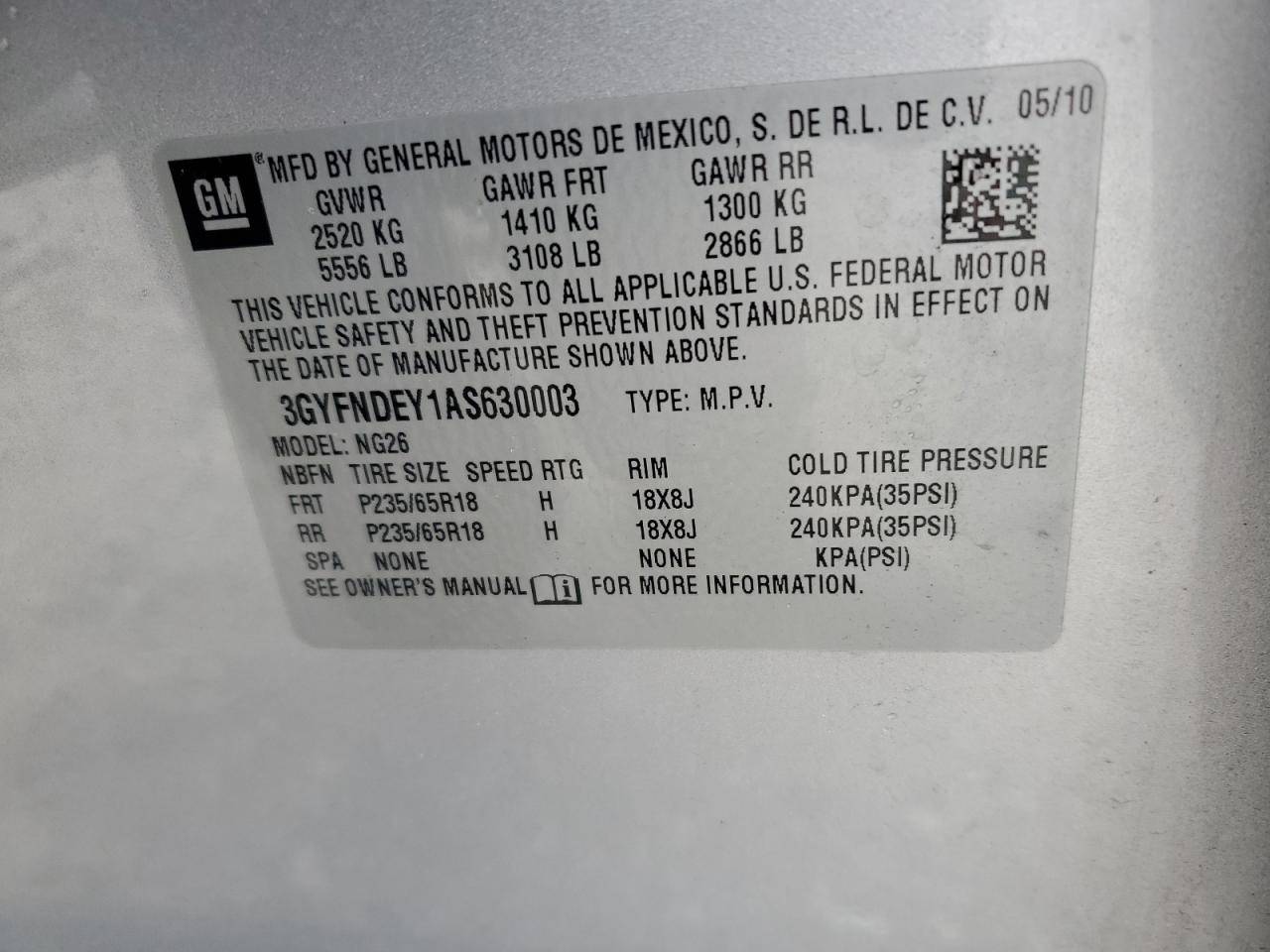 CADILLAC SRX LUXURY COLLECTION