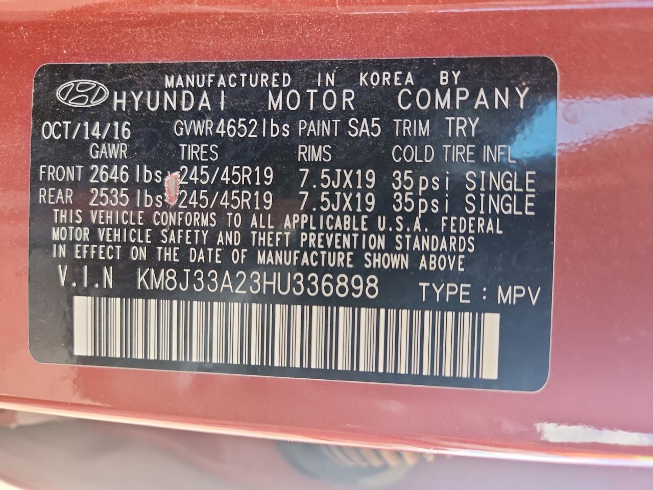 HYUNDAI TUCSON LIMITED