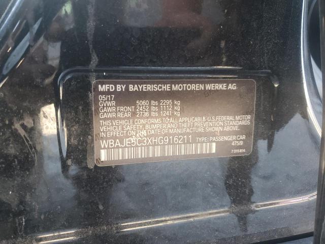 2017 BMW 540 I WBAJE5C3XHG916211