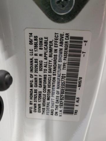 2014 HONDA CIVIC EX - 19XFB2F80EE057701