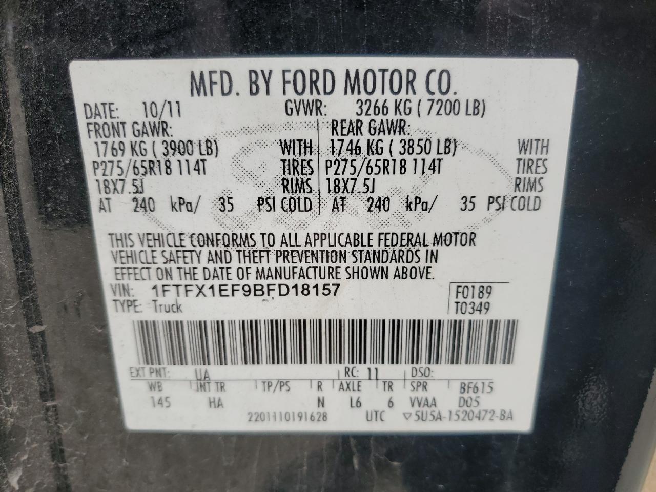 FORD F-150 SUPER CAB