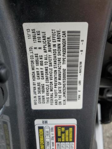 2014 HONDA INSIGHT LX - JHMZE2H57ES000592