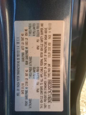 2018 MAZDA 3 TOURING - 3MZBN1L34JM203958