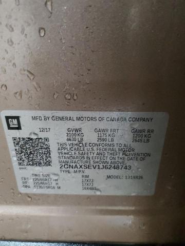 2018 CHEVROLET EQUINOX LT #3278802611