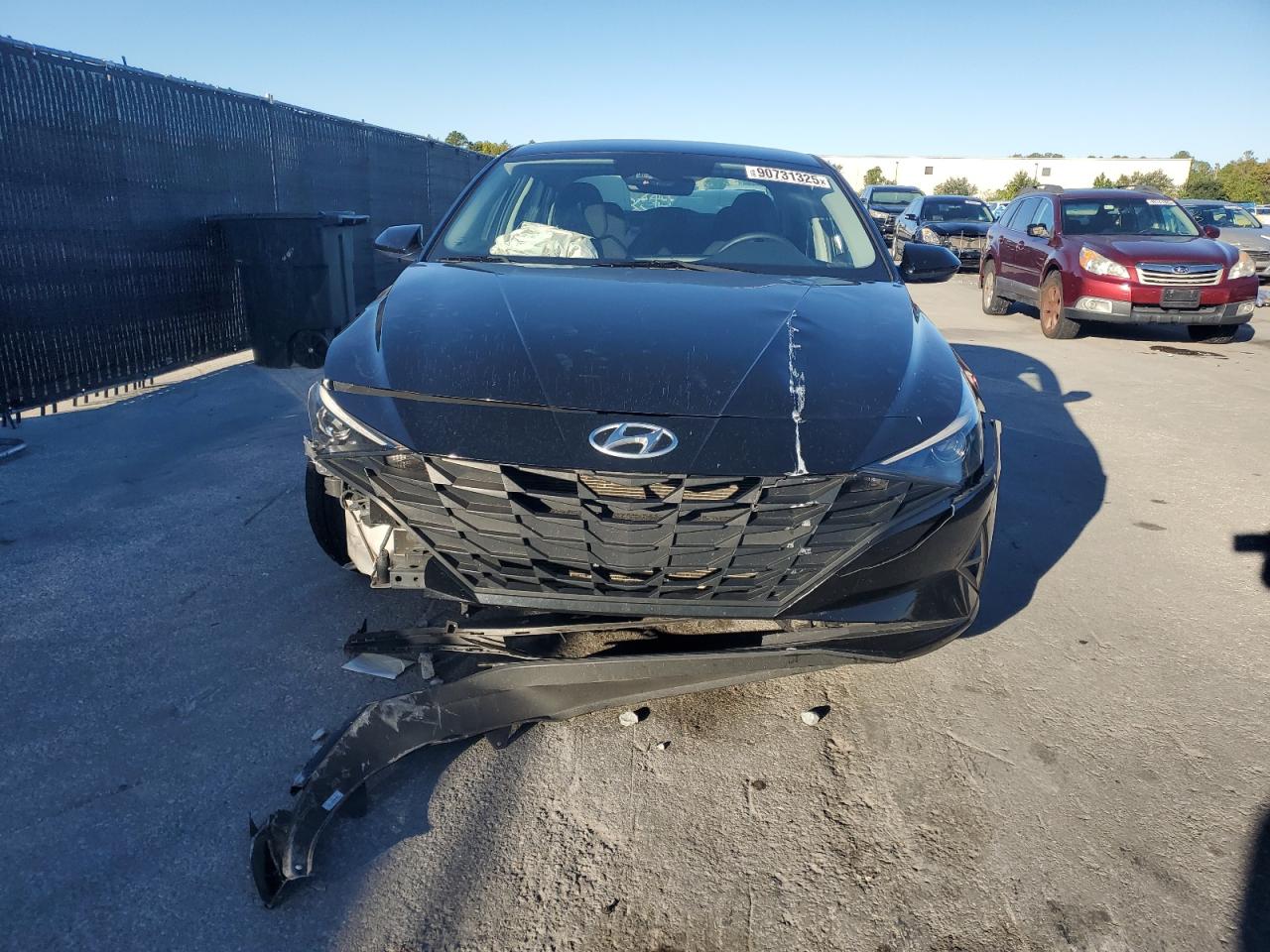 Lot #3315909084 2021 HYUNDAI ELANTRA SE