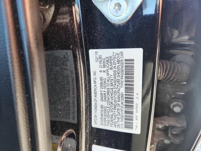 2018 HONDA ACCORD SPO 1HGCV1F31JA122661