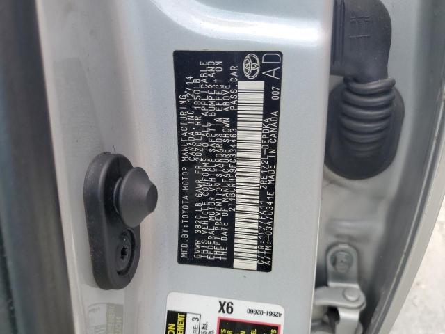 2015 TOYOTA COROLLA L - 2T1BURHE9FC334463