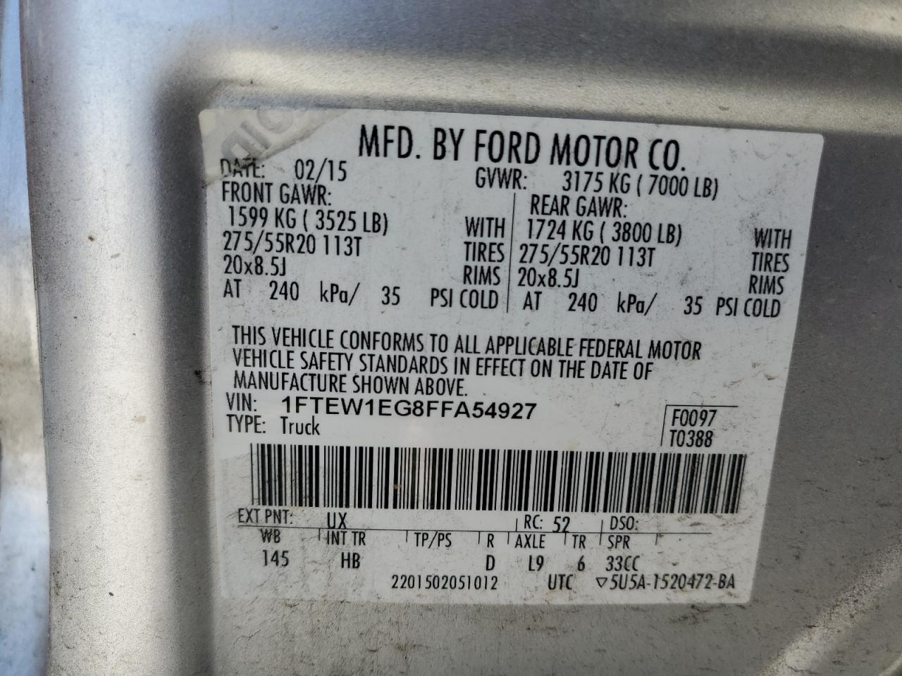 FORD F-150 SUPERCREW