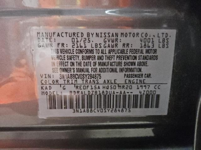 2025 NISSAN SENTRA SV - 3N1AB8CV0SY284875