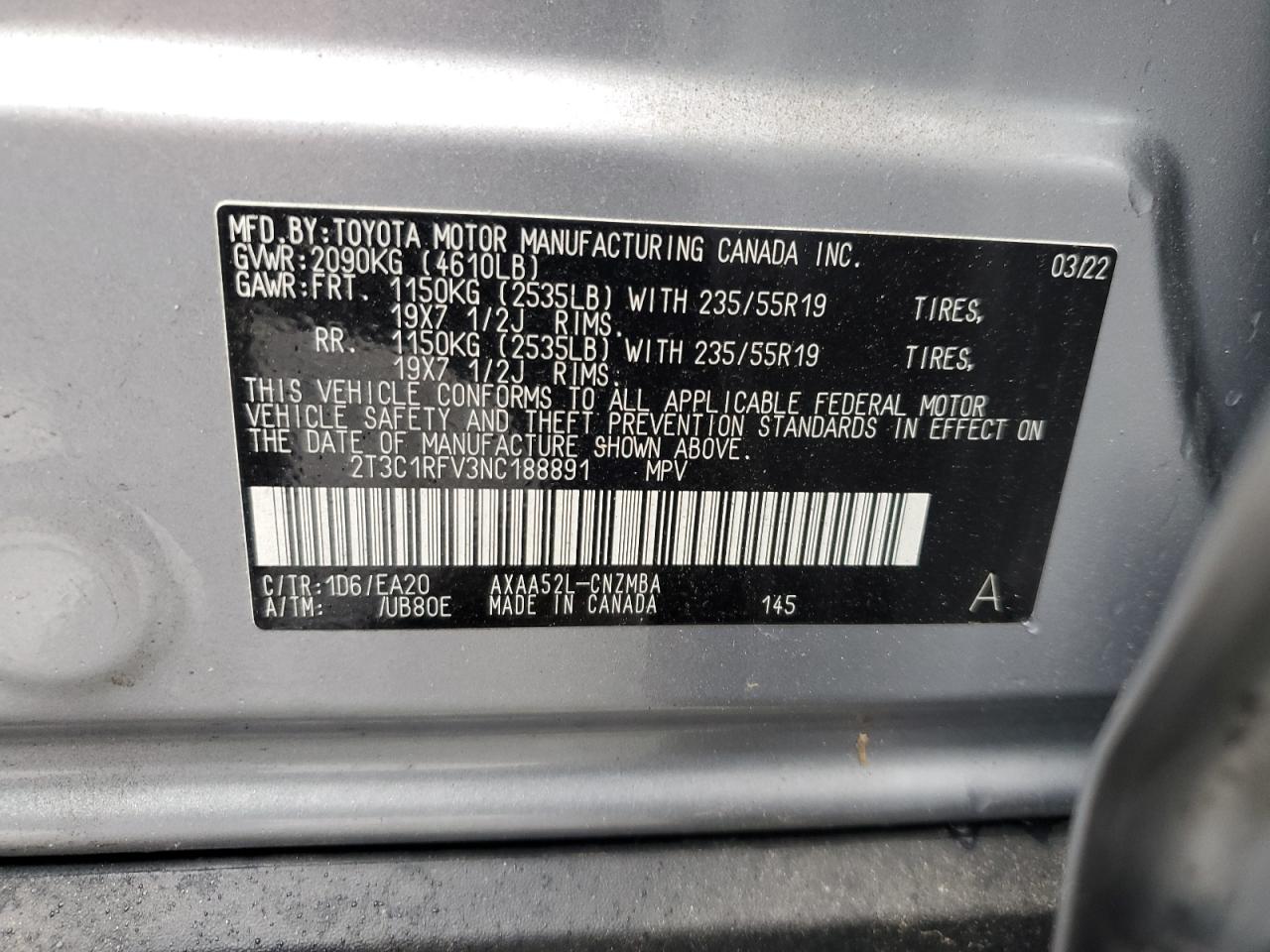 TOYOTA RAV4 XLE PREMIUM