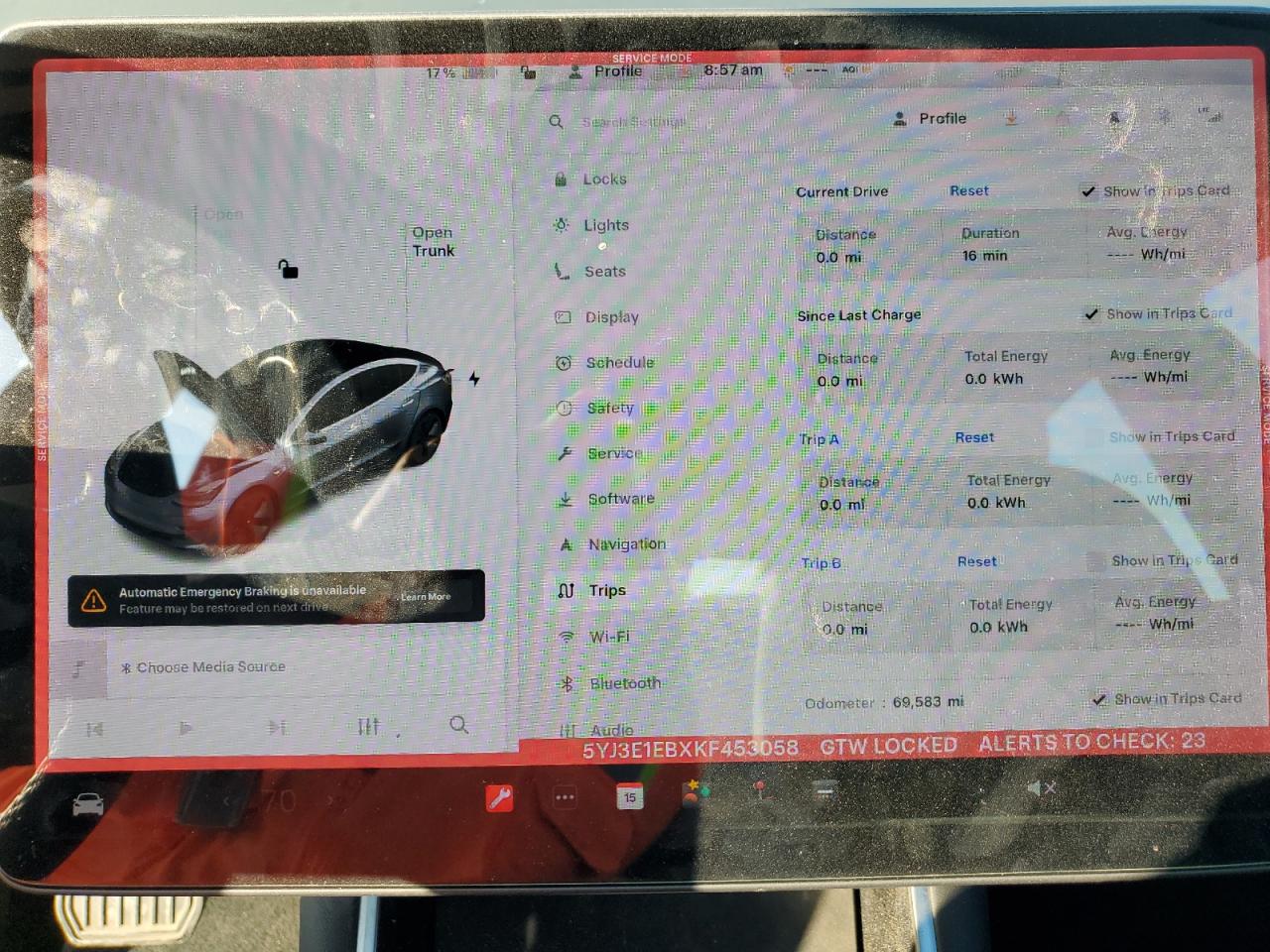 Lot #3311724240 2019 TESLA MODEL 3