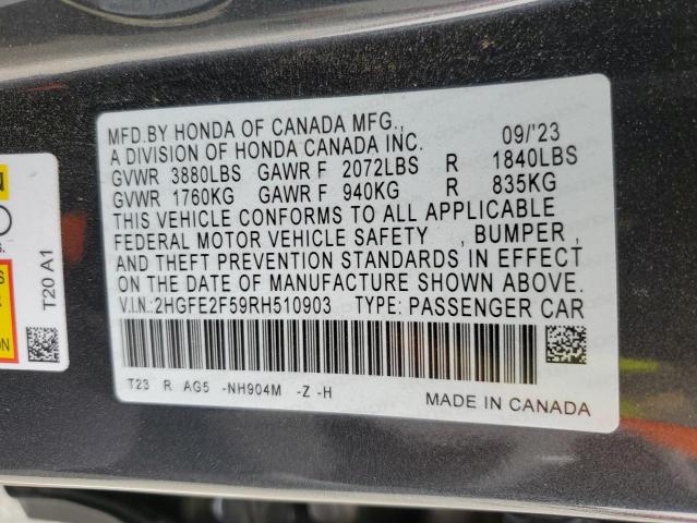 2024 HONDA CIVIC SPOR #3302700013